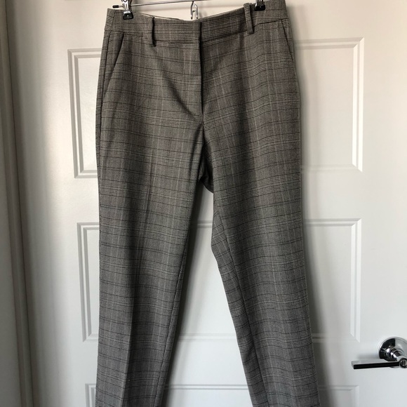 glen plaid pants outfit